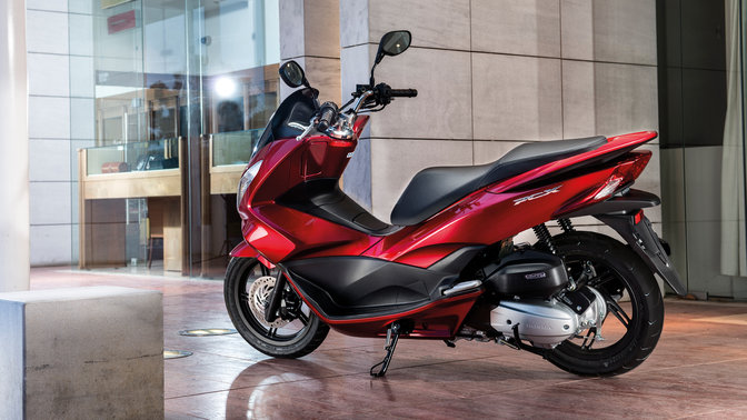 Skuter Honda PCX150 Pearl Siena Red