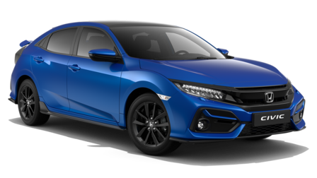 Honda Civic z przodu.