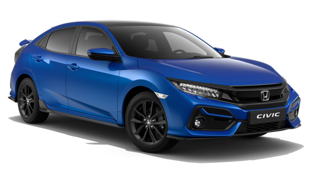 Honda Civic z przodu.