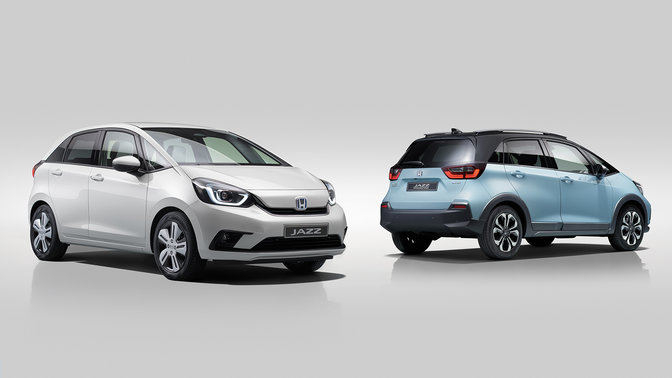 Honda Jazz i Jazz Crosstar - zdjęcie studyjne