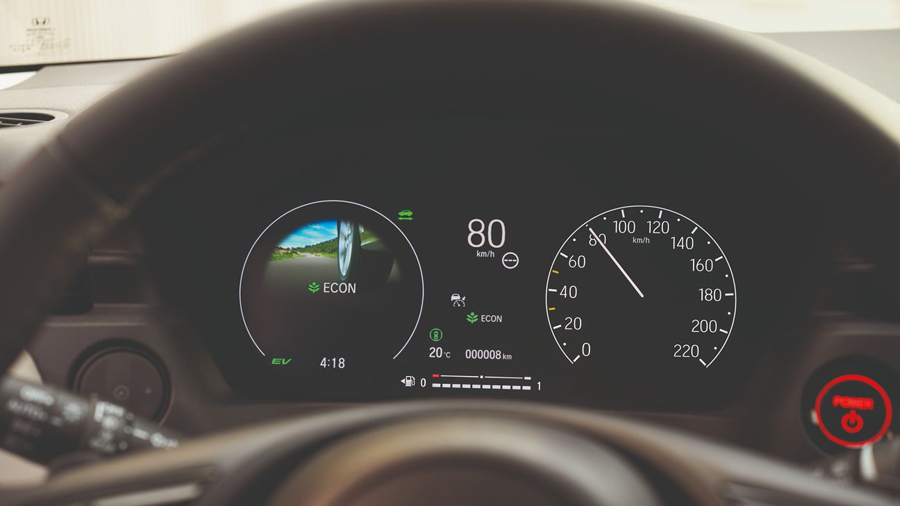 Deska rozdzielcza samochodu Honda