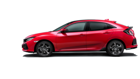 Widok boczny modelu Civic