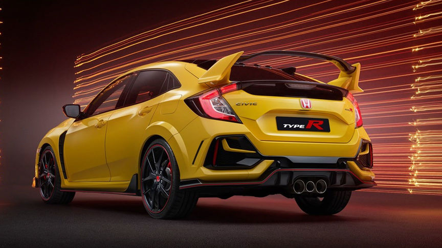 Zdjęcie Hondy Civic Type R Limited Edition