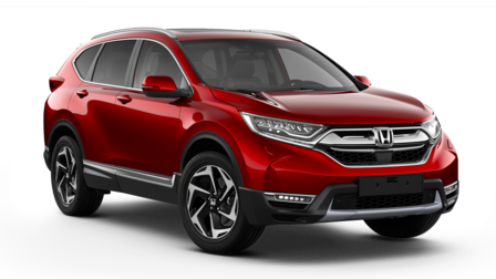 Ilustracja porównania modeli CR-V.