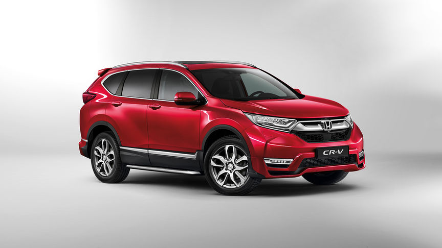 Pakiet aero Honda CR-V — widok z bocznej perspektywy.