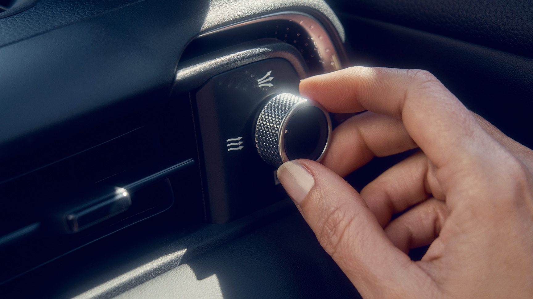 Zbliżenie na system rozprowadzania powietrza w Hondzie e:Ny1.