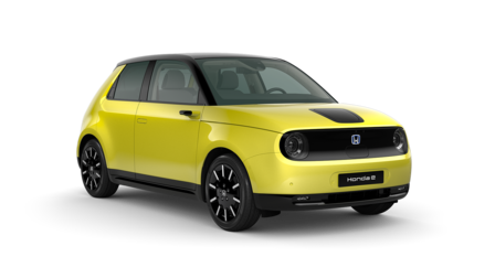 Honda e widziana z profilu.