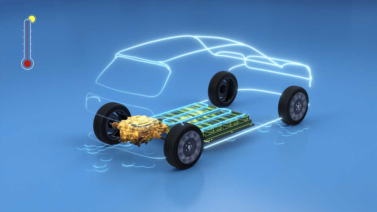 Still from Honda video to show stability and handling.
