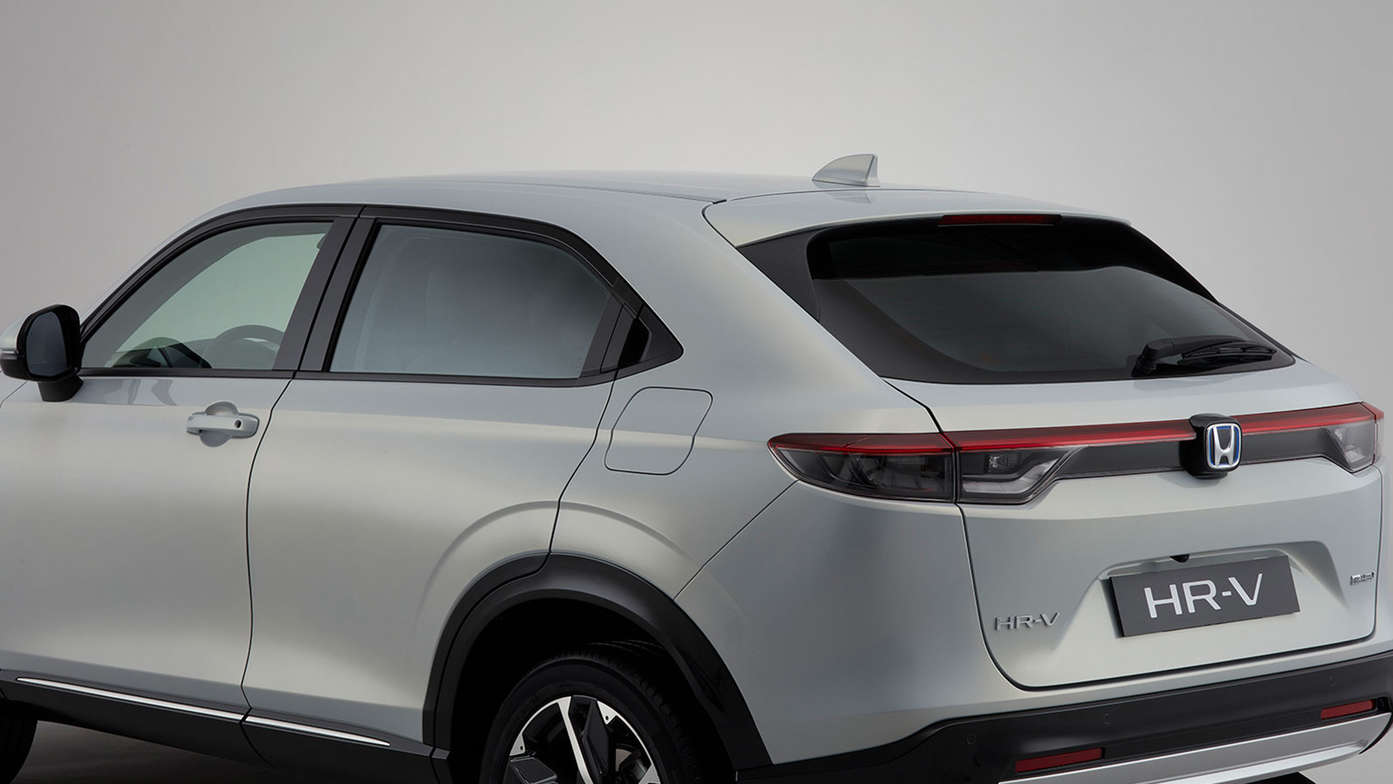 Honda HR-V Hybrid z przyciemnianymi szybami