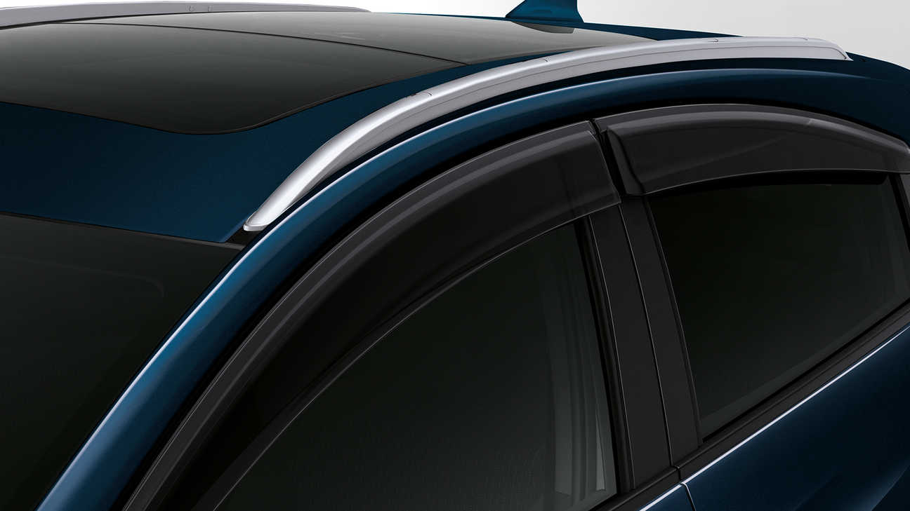 Honda HR-V – zbliżenie przedstawiające owiewki szyb drzwi.