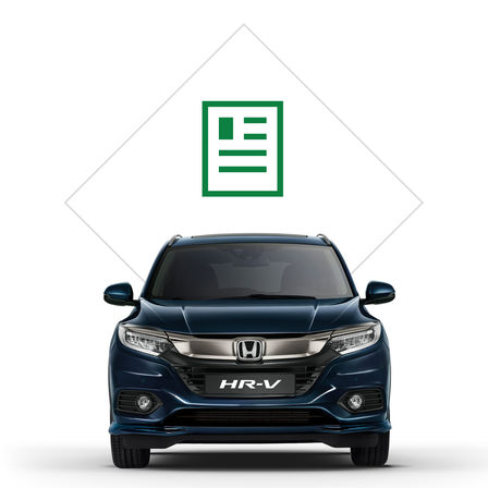 Zdjęcie katalogu poświęconego Hondzie HR-V.
