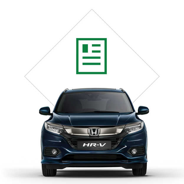 Zdjęcie katalogu poświęconego Hondzie HR-V.