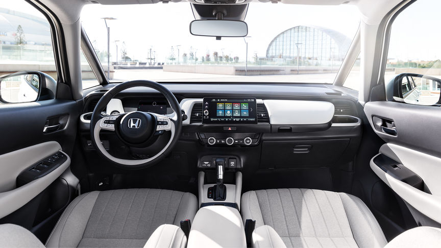 Honda Jazz Interior with a panoramic view