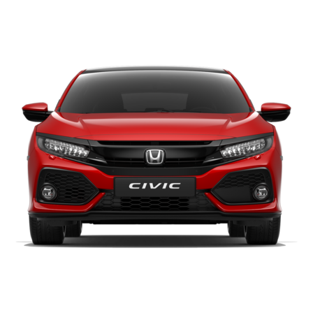 Honda Civic z przodu.