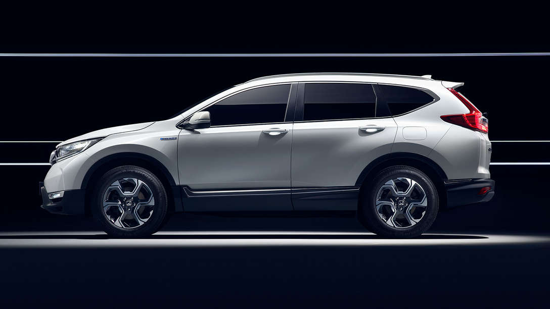 Honda CR-V Hybrid &ndash; widok z boku.