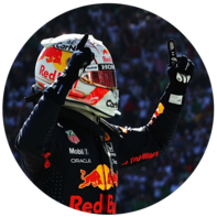 Max Verstappen świętuje
