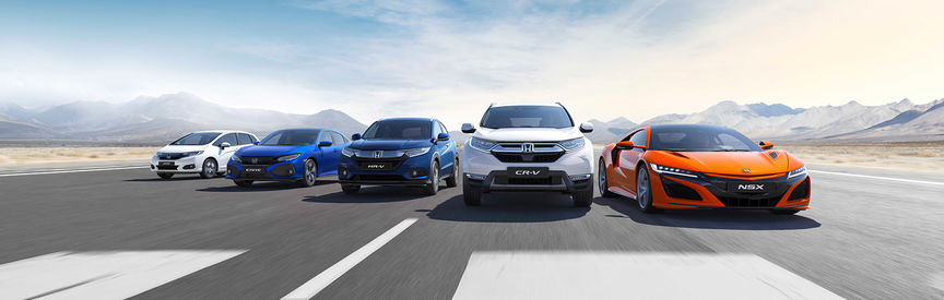 Gama samochodów Honda.