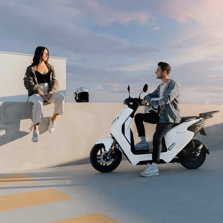 Honda EM1E w plenerze