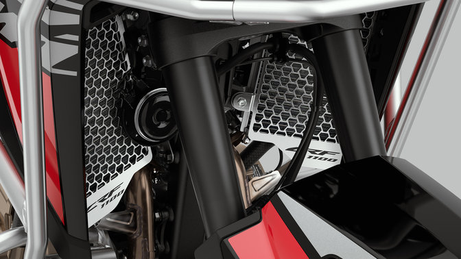 Honda Africa Twin: osłony chłodnicy