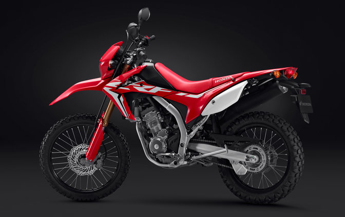 CRF250L - motocykl z lewego profilu