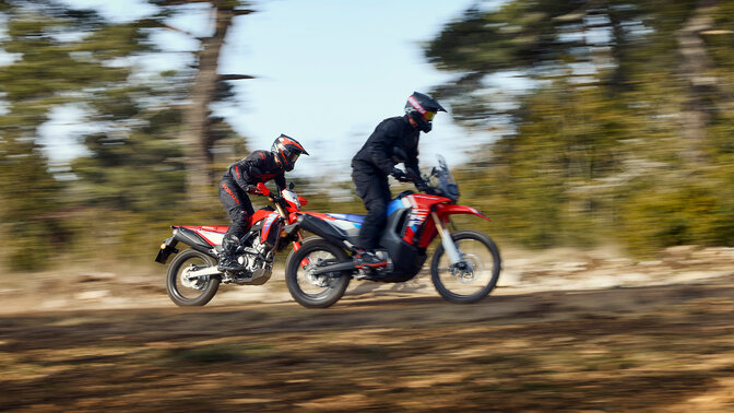 Motocykle Honda CRF300L i CRF300 Rally.
