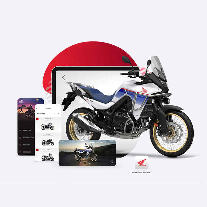 Aplikacja Honda Motorcycles Experience i Honda XL750 Transalp