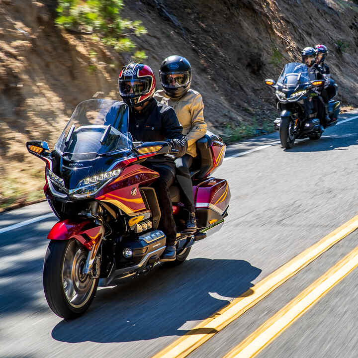 Honda GL1800 Goldwing z kierowcą