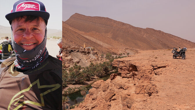 Frankie Mandeljc - uczestnik wyprawy Honda Adventure Roads.