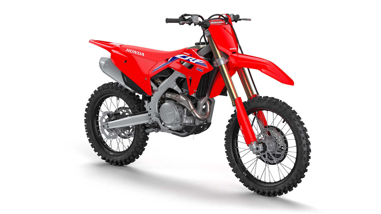 CRF450R, prawa strona, zdjęcie studyjne