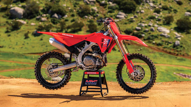 CRF450R Przeprojektowana aluminiowa rama Twin-Spar