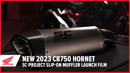 Film wprowadzający o tłumiku SC Project do modelu CB750 Hornet