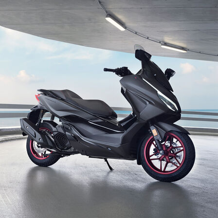 Honda Forza 125 Special Edition w plenerze.