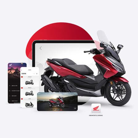 Aplikacja Honda Motorcycles Experience z Forzą 350