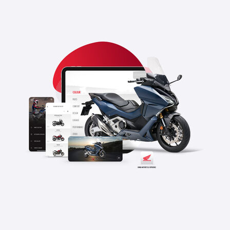 Aplikacja Honda Motorcycles Experience z Forzą 750