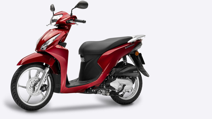 Motocykl Vision z przodu.