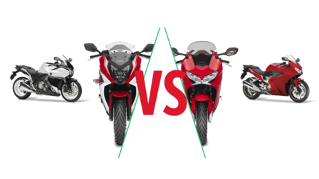 Porównanie motocykli Honda Sport Touring.