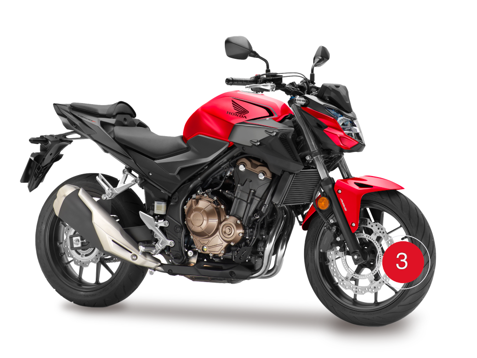 Informacje ogólne - CB500F - Street - Modele - Motocykle - Honda