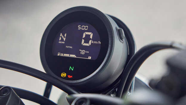 Wyświetlacz LCD Hondy CL500.