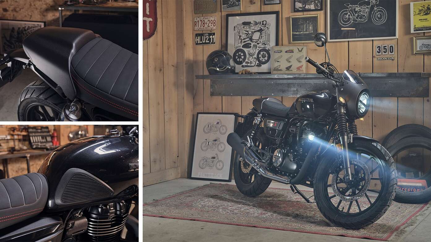 GB350S z akcesoriami pakietu stylistycznego