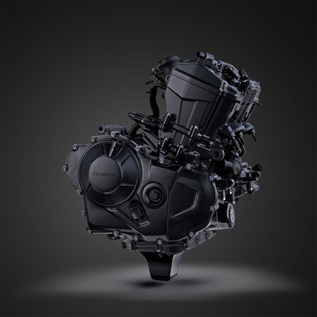 Grafika CGI prezentująca silnik Hondy Hornet