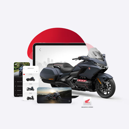 Widok Hondy GL800 gold wing w aplikacji