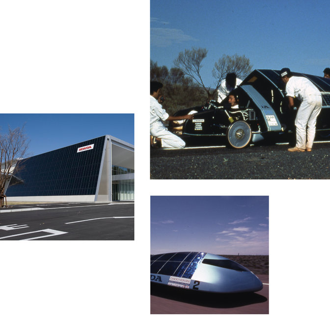 Zdjęcia z World Solar Challenge.