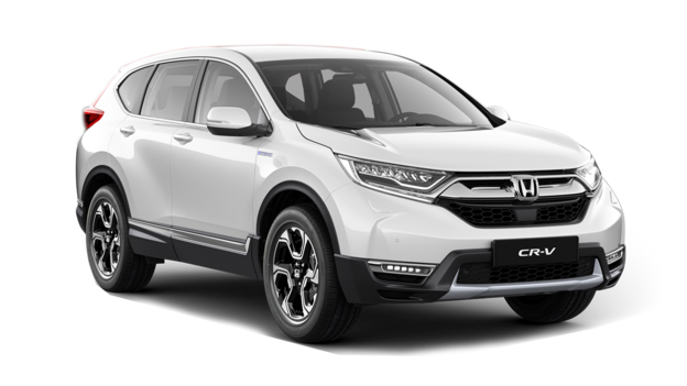 vue de trois quarts du Honda CR-V Hybrid