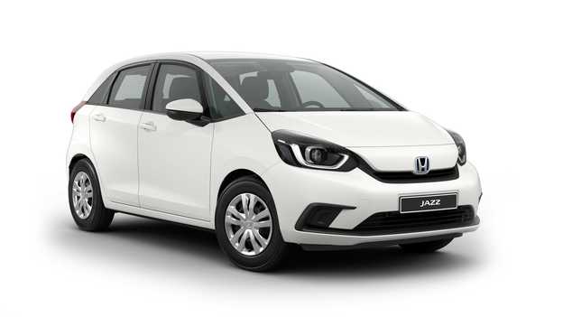 vue de trois quarts de la Honda Jazz